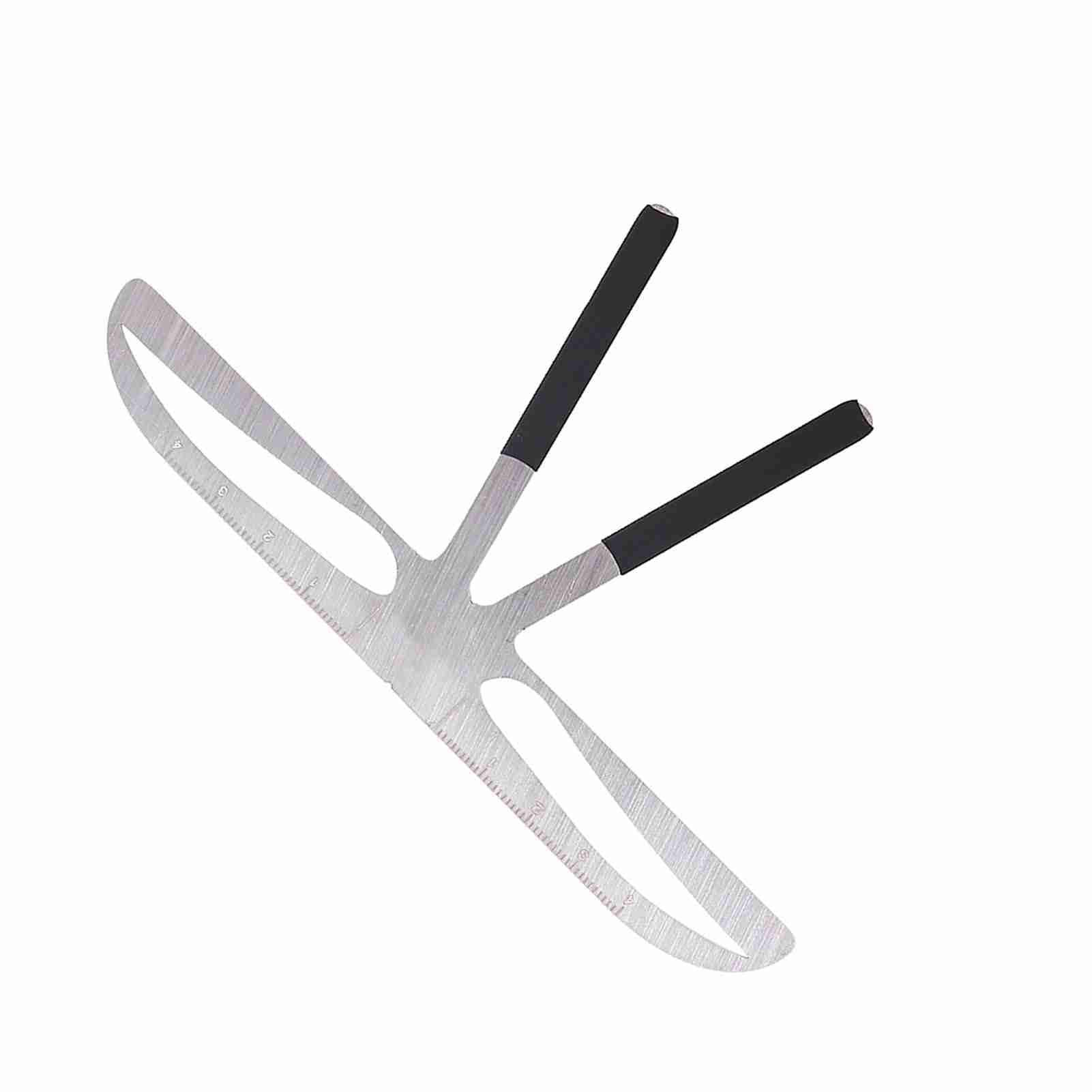 GOTOTOP Permanent Eyebrow Ruler Eyebrow Measure Balance Extension Ruler, Three Point Positioning Design Eyebrow Shape Stencil (Standard Eyebrows)