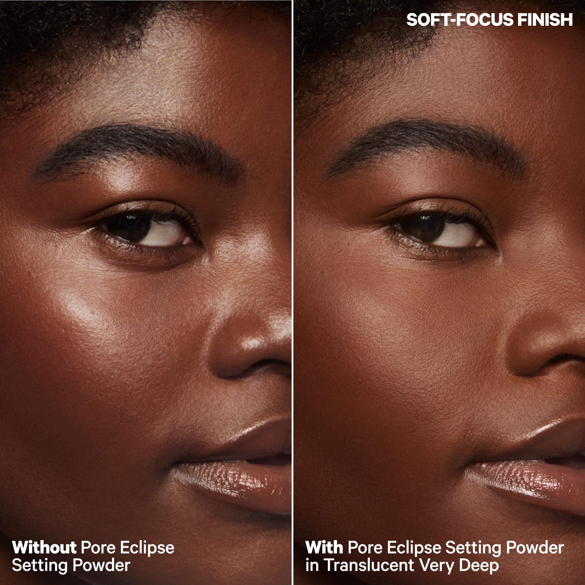 Milk Makeup Milk Makeup Pore Eclipse Matte Translucent Setting Powder, Translucent Rich Deep - 0.55 oz - Sets Makeup for Up to 16 Hours, Blurs Pores and Fine Lines & Controls Shine - Vegan & Cruelty Free