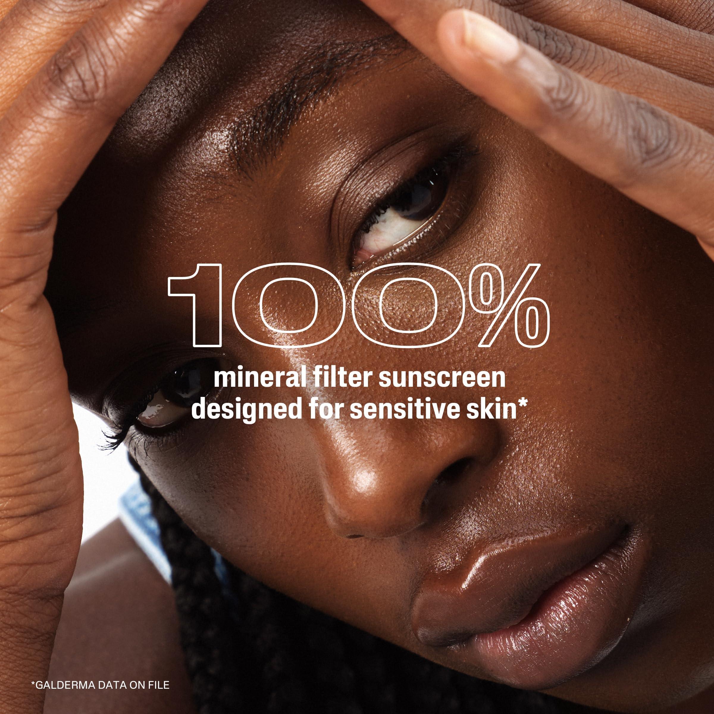 Cetaphil Cetaphil Sheer Mineral Sunscreen Stick for Face & Body, 0.5oz, 100% Mineral Sunscreen: Zinc Oxide & Titanium Dioxide, Broad Spectrum SPF 50, For Sensitive Skin