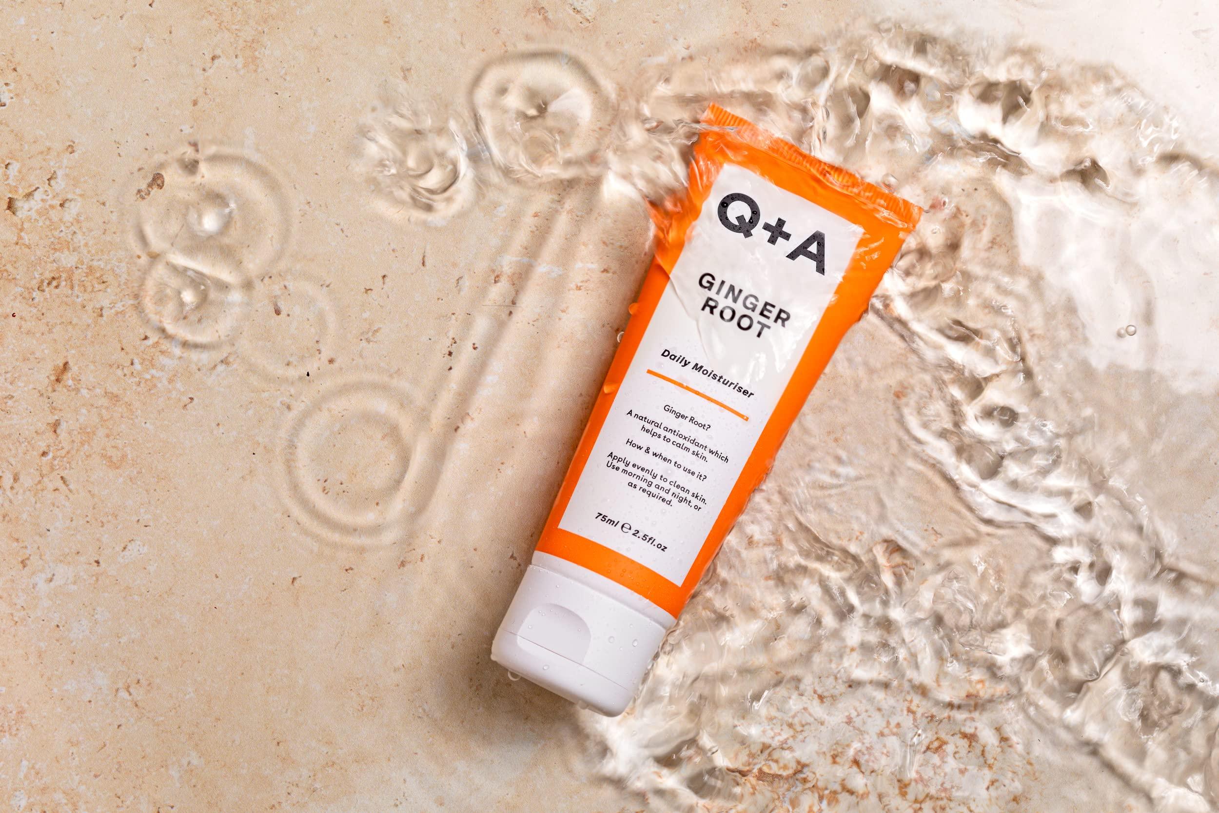 Q+A Q+A Ginger Root Daily Moisturizer. A calming face moisturizer packed with antioxidants. 75ml/2.5fl.oz