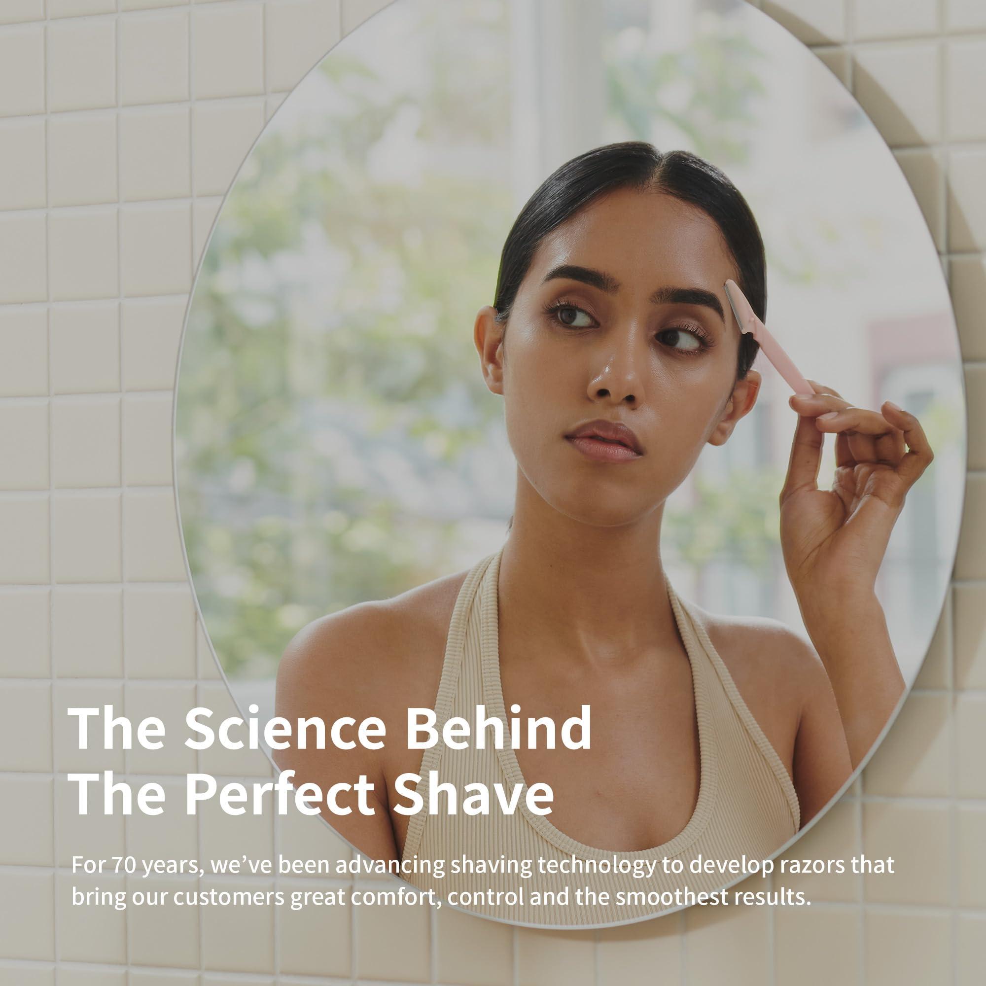 Tinkle Tinkle Dermaplaning Tool 6 razors | Dermaplane, Eyebrow Razor, Facial Razor, Face Razor Peach Fuzz Remover, Exfoliating Face With Stainless Steel Safety Cover for Sensitive Skin, Easter Gift