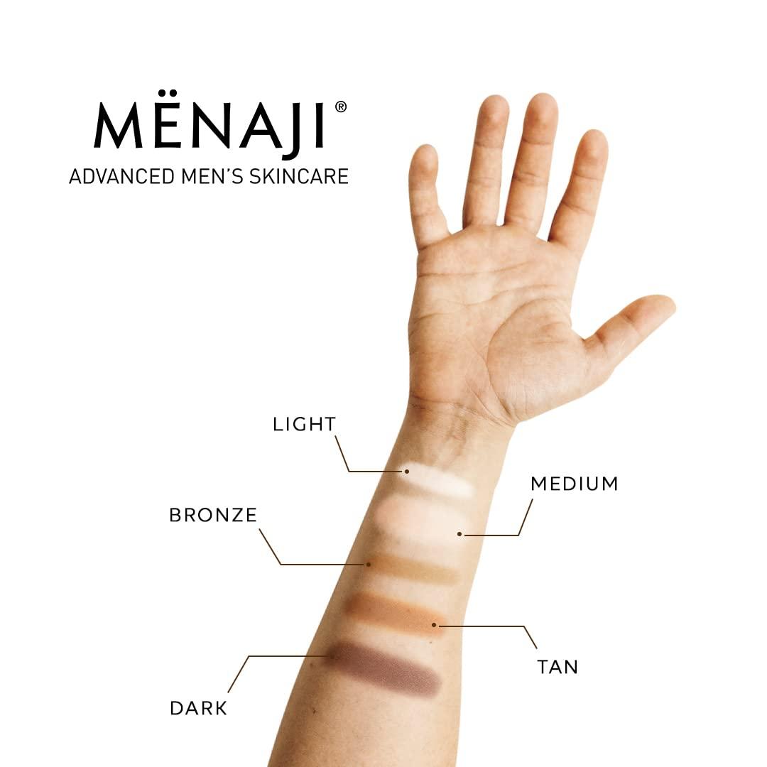 Menaji MNAJI Anti-Shine Powder (HDPV) - Anti-Shine Face Make-Up for Men - Natural Looking Makeup - Mens Cosmetics - Light