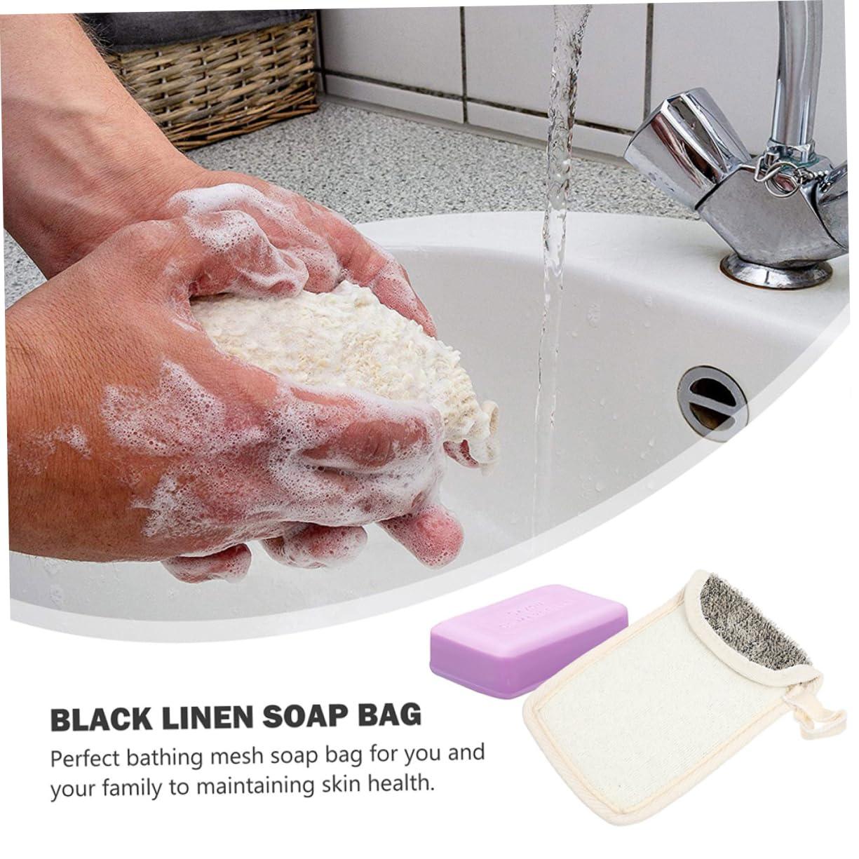 AUTSUPPL AUTSUPPL 5pcs Soap Bag Net Facial Er Exfoliating Mesh Soap Net Pouch Face Cleaning Foaming Net Cleansing Foaming Net Dry Fast Easy to Hang