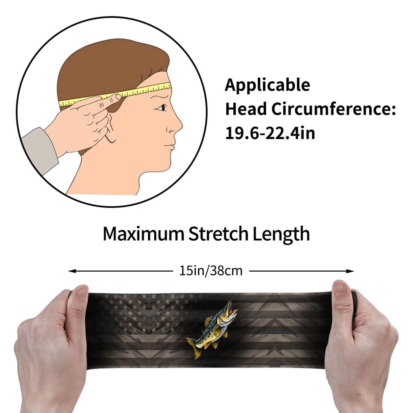 Piguncle Piguncle Pickerel Fish 3 Sports Sweatband Defense Zone: Premium Quality Headbands for Active Lifestyles