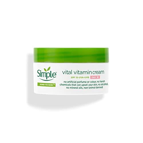 Simple 6 x Simple Kind to Skin Vital Vitamin Day Cream SPF15 UVA/UVB 50ml