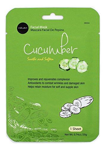 Celavi Cosmetics Celavi Essence Facial Face Mask Paper Sheet Korea Skin Care Moisturizing 9 Pack (Mix of 9)