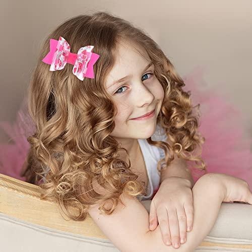 melyde Summer Hair Clips Waterproof PVC Hair Bow Clips Cute Pool Swim Hair Accessories for Kids Girls Children