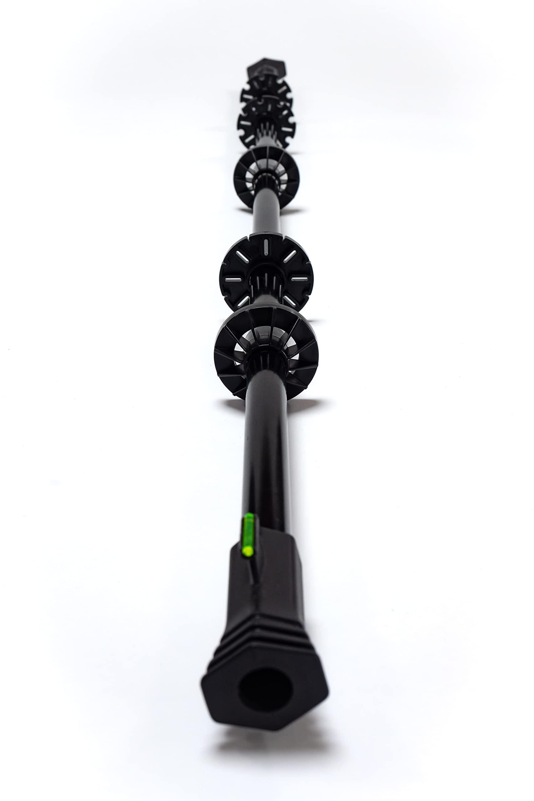 Black Rhino Blowguns Kayos 2 Professional .625 Blowgun 4 Foot Long 1 Piece Black Anodize (Anodize Black)