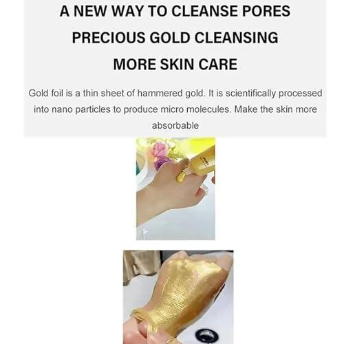 TIMLIFE TIMLIFE Gold Peel Off Mask, 24k Gold Face Mask, 24K Gold Peel Off Mask, Anti-Aging Gold Face Mask for Moisturizing Removes Blackheads