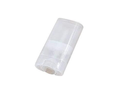 ericotry 10Pcs 15 ML Empty Plastic Oval Deodorant Containers Lip Gloss Balm Tubes for DIY