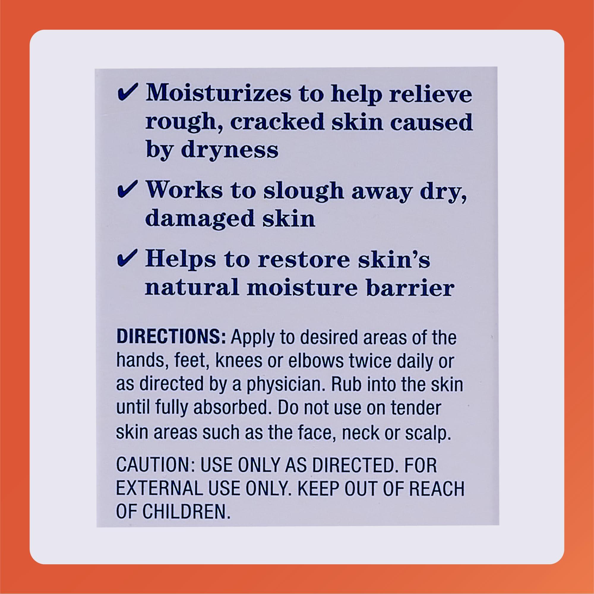 RUGBY LABORATORIES Rugby Urea 20% Intensive Hydrating Cream - Urea Cream for Feet, Hands, Knees, and Elbows - 20% Urea Intensive Strength Cream - 3 Oz