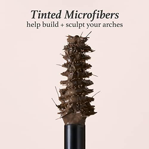 Julep Julep Brow Sculpting Pencil & Tinted Brow Gel Set - Dual-Ended Eyebrow Tool with Brush and Precision Tip - Long-Lasting, Waterproof Formula for Perfectly Defined and Tinted Brows - Dark Brown