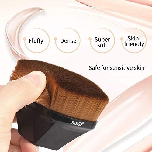 MSQ MSQ Foundation Brush Makeup Brush with Case and 1PCS Eyelash Separator Eyelash Comb Lash Separator With Cover
