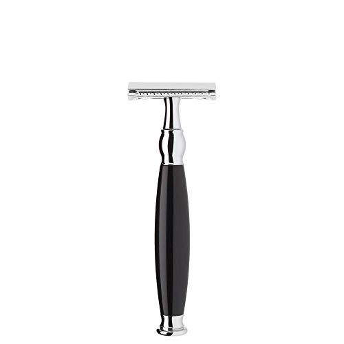 M MÜHLE MÜHLE SOPHIST 4-piece Silvertip Fiber Brush Safety Razor Luxury Shaving Set