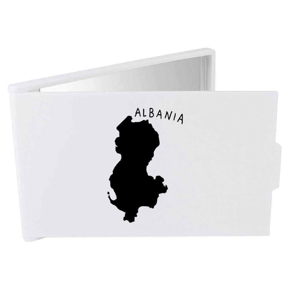 Azeeda 'Albania Country' Compact/Travel/Pocket Makeup Mirror (CM00012473)