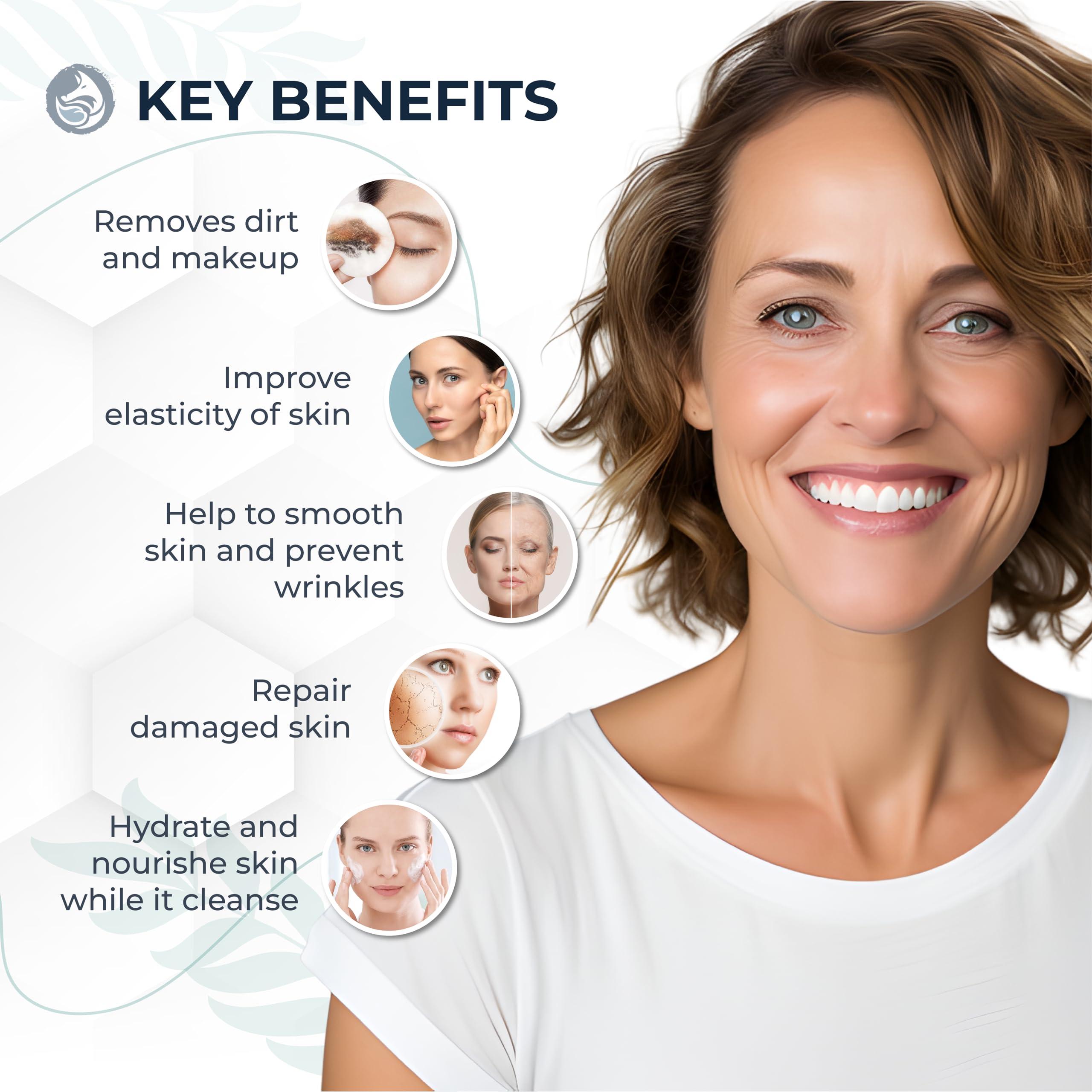 Foxbrim Naturals Foxbrim Naturals Luxe Skincare Duo: Milk & Honey Cleanser & Peptide Collagen Serum