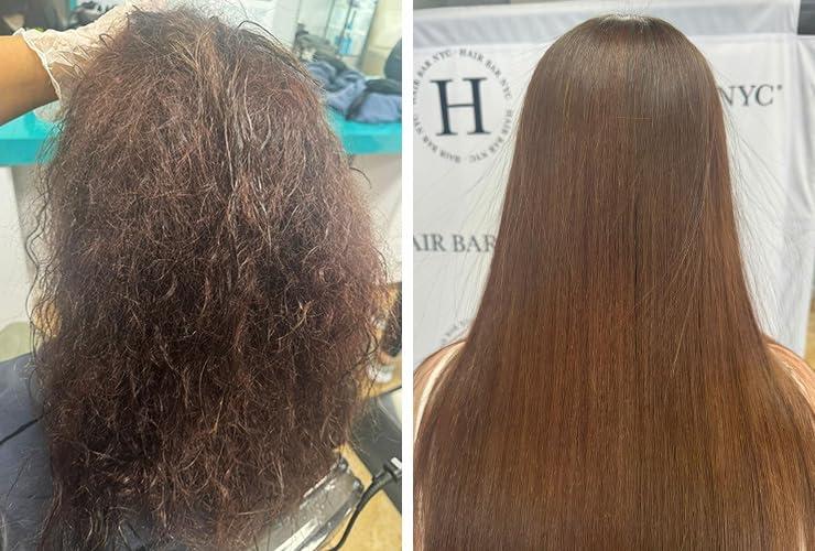 Hair Bar NYC Hair Bar NYC Silk Touch Keratin Treatment 120ml / 4.06 fl oz | Advanced Hair Repair & Smoothing Treatment | Deep Nourishment, Frizz Control, Shine Enhancement, Protein Infusion, and Color Protection