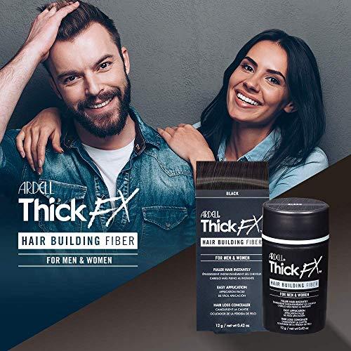 Ardell Thick FX Ardell Thick FX Black Hair Building Fiber for Fuller Hair Instantly, 0.42 oz