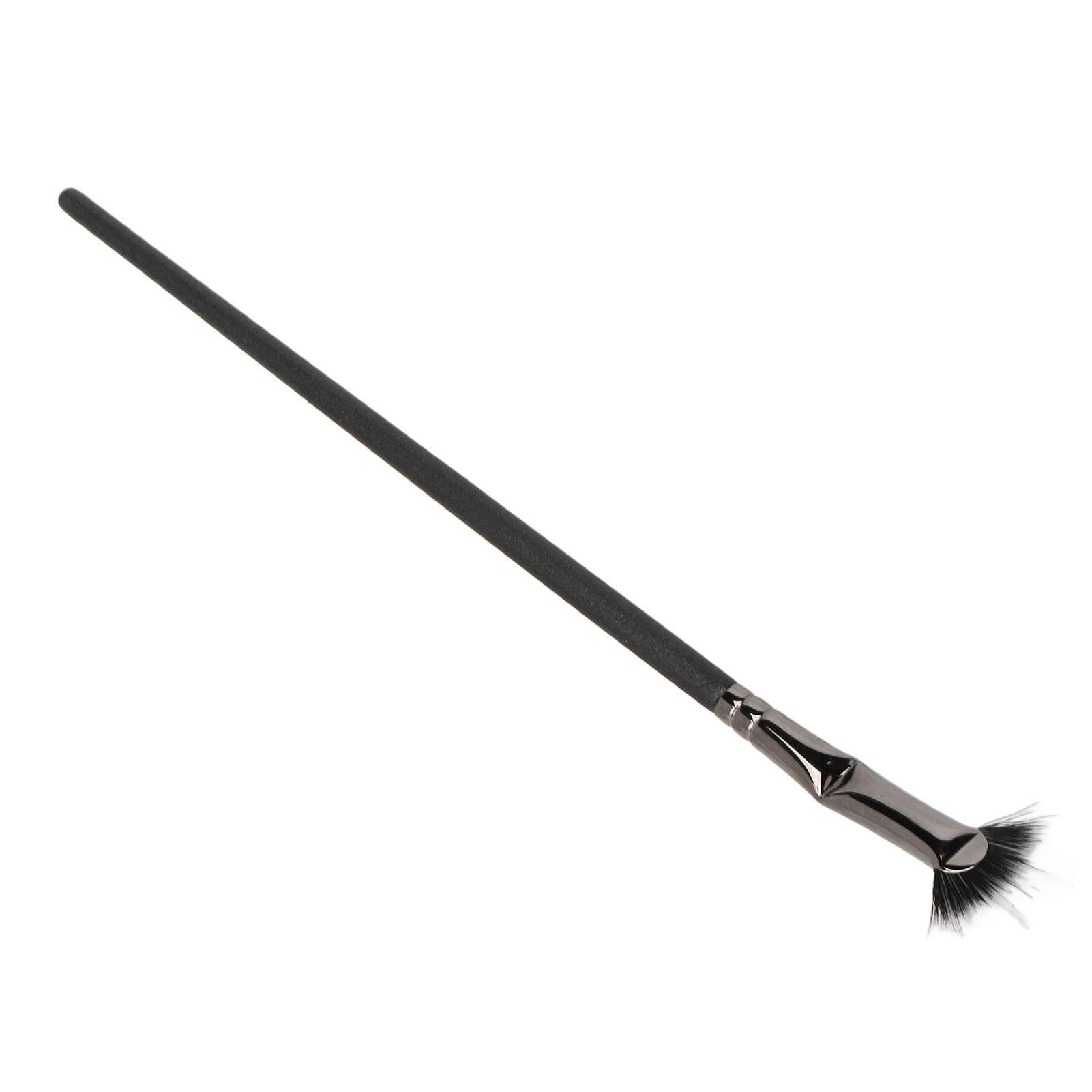 TARSHYRY 2pcs Bent Mascara Fan Brush - Prevent Clumping and Enhance Lower Lashes - Makeup Application Brushes