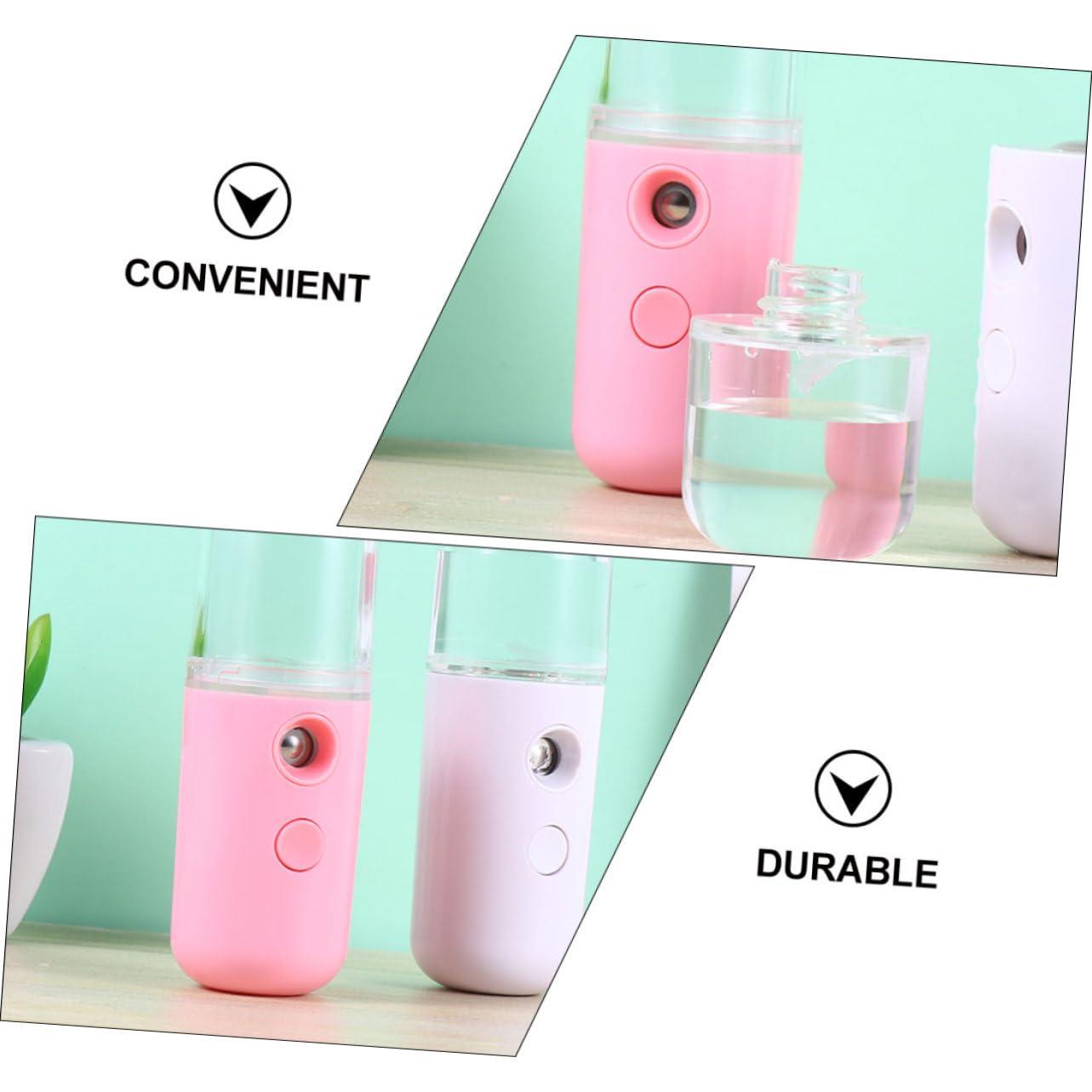 NOLITOY NOLITOY 2pcs Nano Facial Spray Hydrating Mist Rechargeable Face Humidifier Portable and Lightweight Beauty Tool Deep Penetrating Steam Facial Steamer for Skin Care