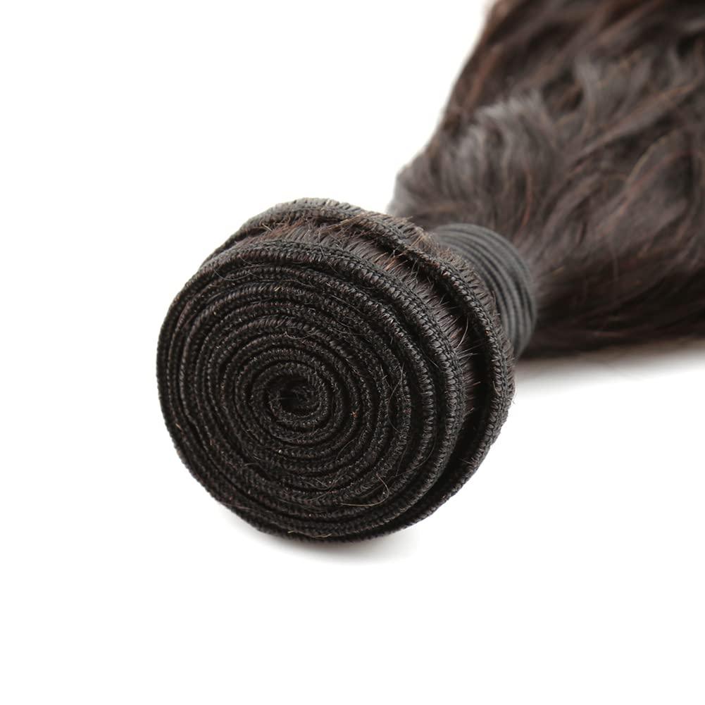 sent hair Sent Hair Human Hair 3 Bundles 8A Natural Wave Weave Double Weft Brazilian Virgin Hair 100% Unprocessed Bundle Hair Extensions 16\"18\"20\"Natural Color Bundles