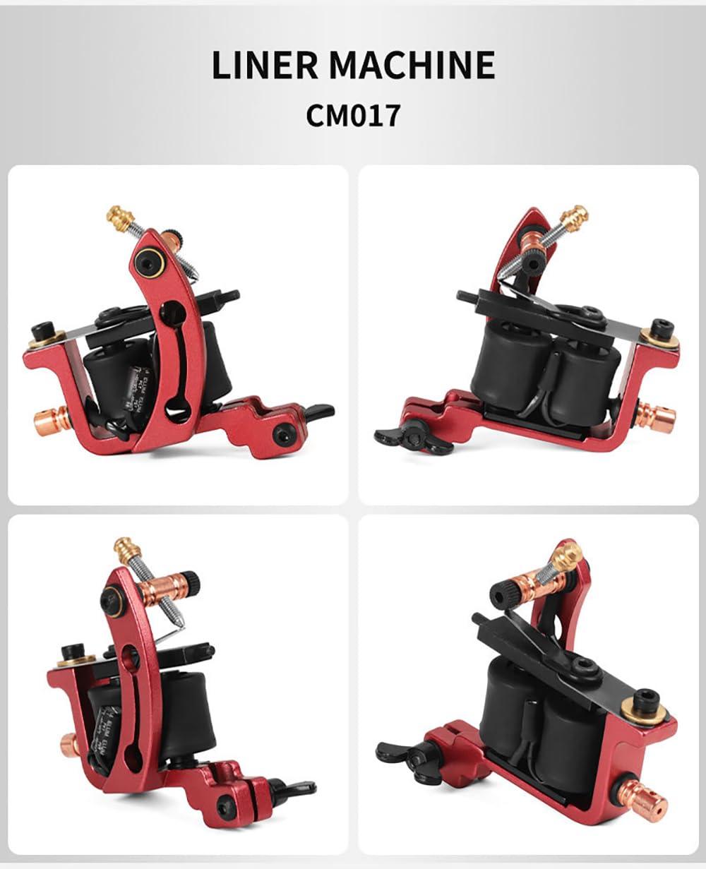 Bigcan Bigcan Professional Coil Tattoo Machine,Artist Gear Professional Coil Tattoo Machine - High-Precision for Tattoo Artists,Liner Machine/Shader Machine,2 Machines