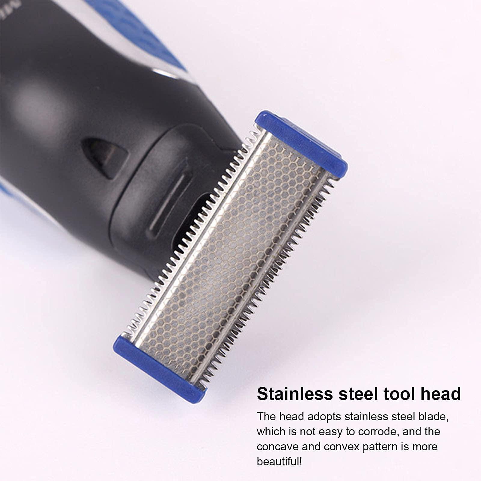 LinMei LinMei Razor Replacement Head Compatible for Gen 1 Micro Touches Solo Trimmer Replacement Cutter Head Solo Hybrid Shaver Replacement Blades Include 2 Cleaning Brush