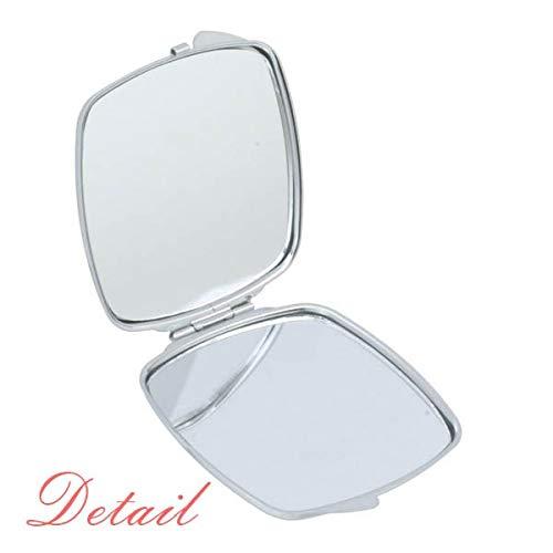 DIYthinker Egypt Mummy Horus Snake Hat Square Mirror Portable Compact Pocket Makeup Double Sided Glass