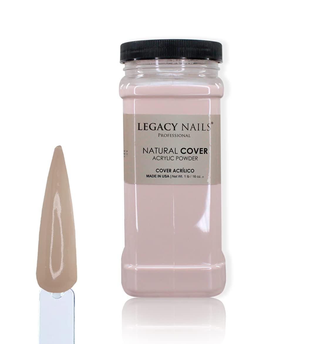 LEGACY NAILS Legacy Nails Professional Cover Acrylic Powder - Create Beautiful French Nail Art & Extensions - 1 Lb (NATURAL)