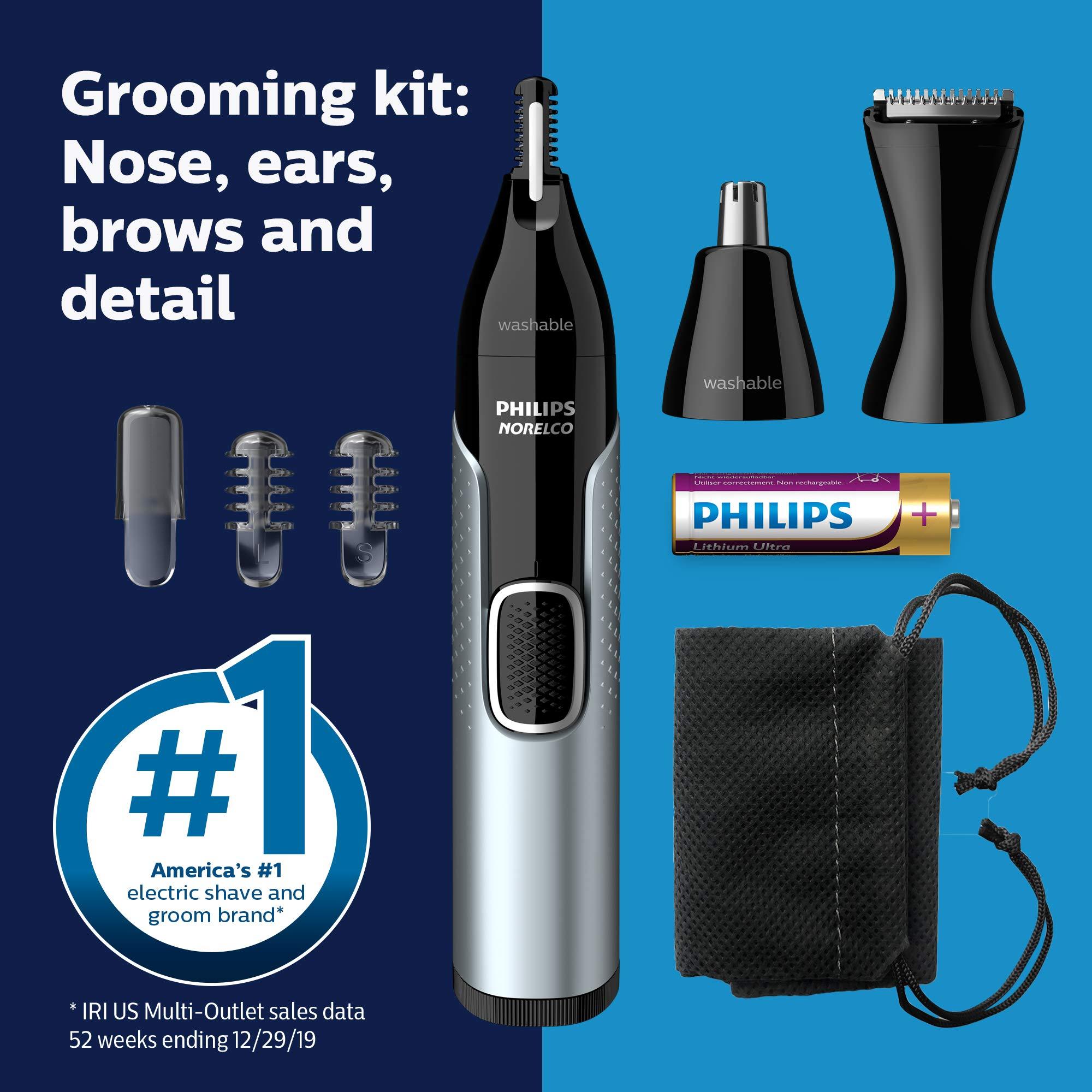 Philips Norelco Philips Norelco Nose Trimmer 5000 for Nose, Ears, Eyebrows Trimming Kit, NT5600/62