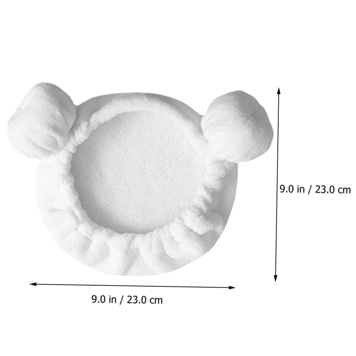 BIUDECO BIUDECO Quick Drying Hair Wrap for Boy Girl Cotton Hair Towel Hat with Heart Pattern Absorbent Hair Turban for Boy Girl Soft Cloth Hair Drying Towel Cap