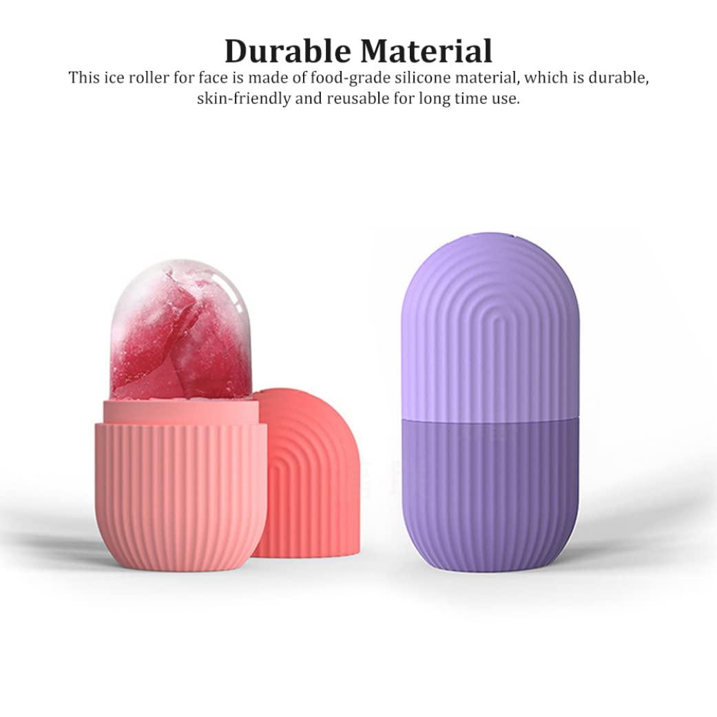 XJKLBYQ Ice Face Roller Beauty Ice Cube Roller Massager Reusable Skin Care Tools for Face Eyes Puffiness Brighten and Tighten Skin