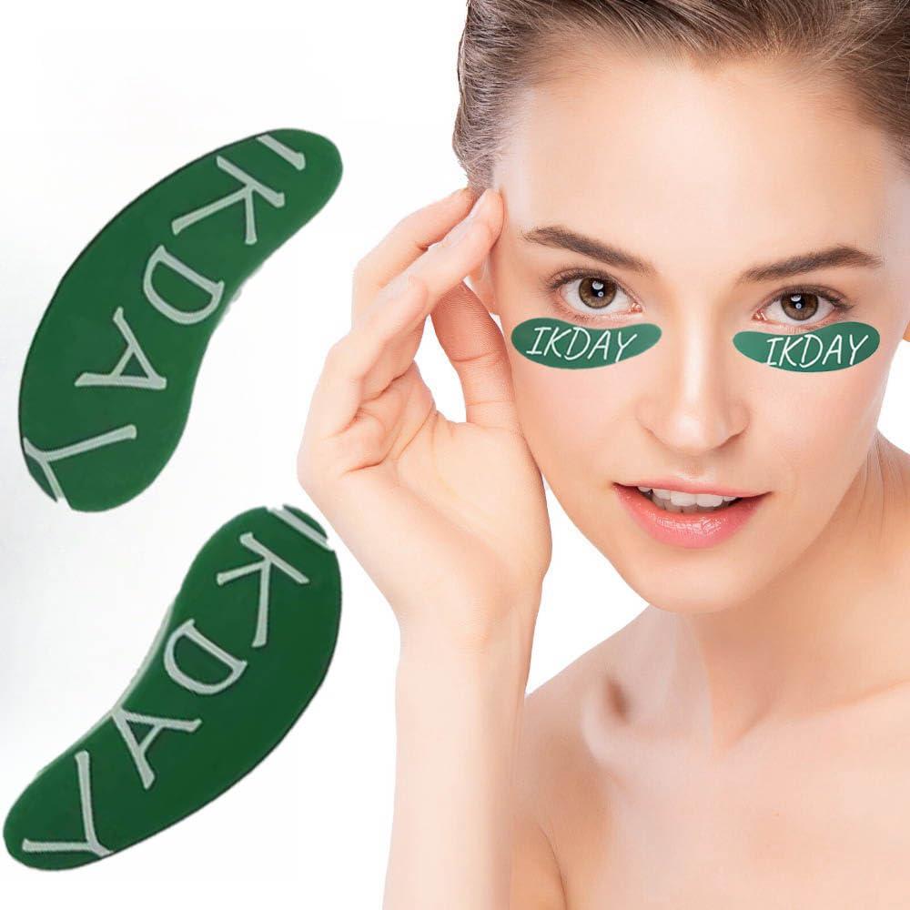 IKDAY IKDAY Silicone Eye Patches Reusable Under Eye Patches | Forever Eye Mask Reusable Eye Gel Pads | Eye Patches for Wrinkles &Puffy Eyes&Dark Circles| Great Skincare Routine for Face(Green-2pairs)