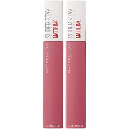 Maybelline New York Maybelline SuperStay Matte Ink Liquid Lipstick, Lover, Pack of 2