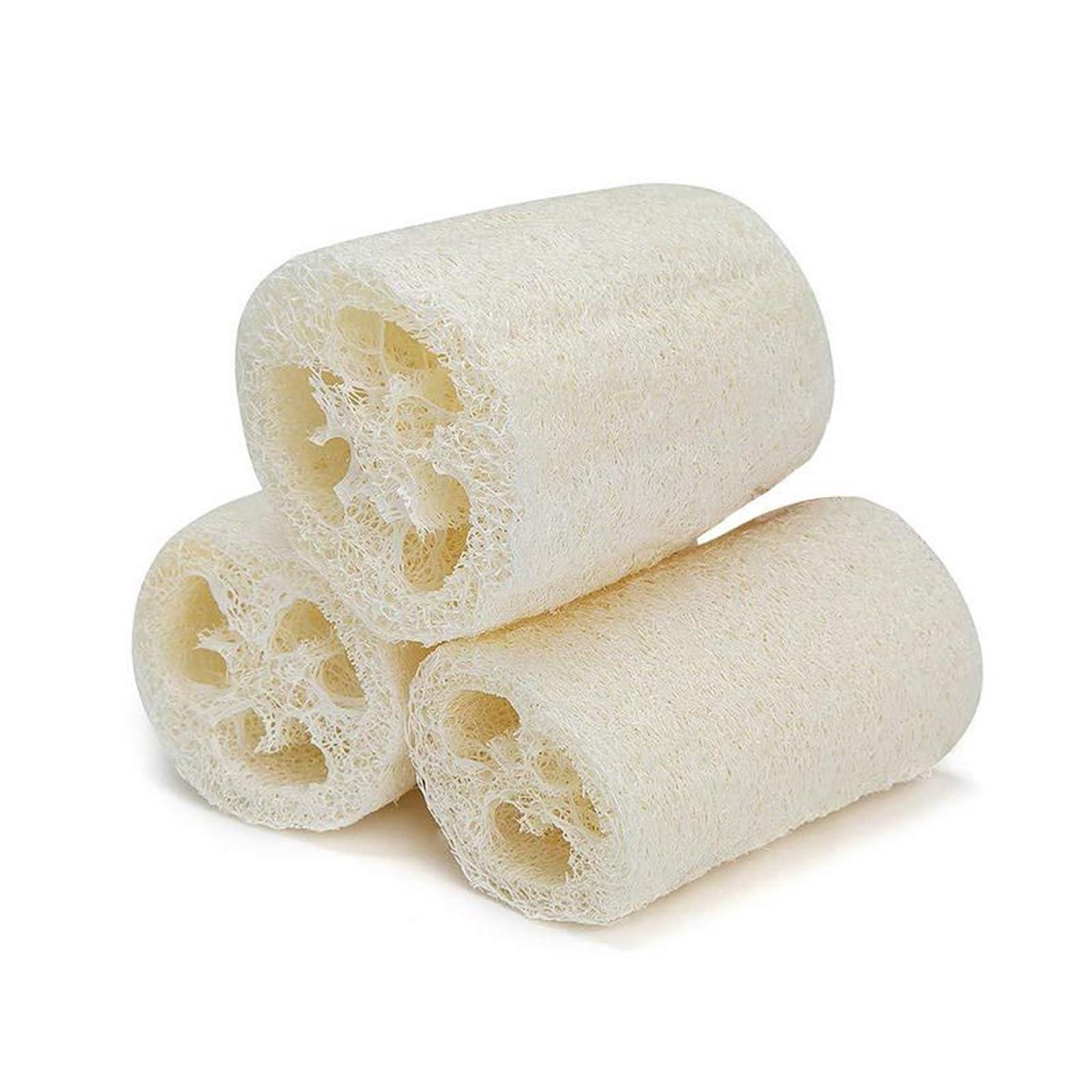CLENEA 1pcs Natural Loofah Sponge Organic Loofah Sponge Organic Luffa Bath Shower Sponge Exfoliator Scrubber