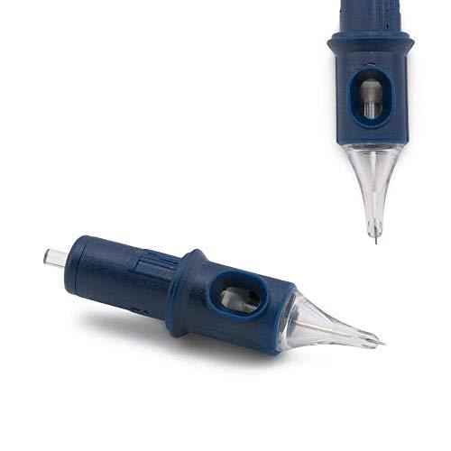 Precision Needles Precision Tattoo Cartridge Needles .30 Diameter 11 Bugpin Curved Magnum CM, Box of 20