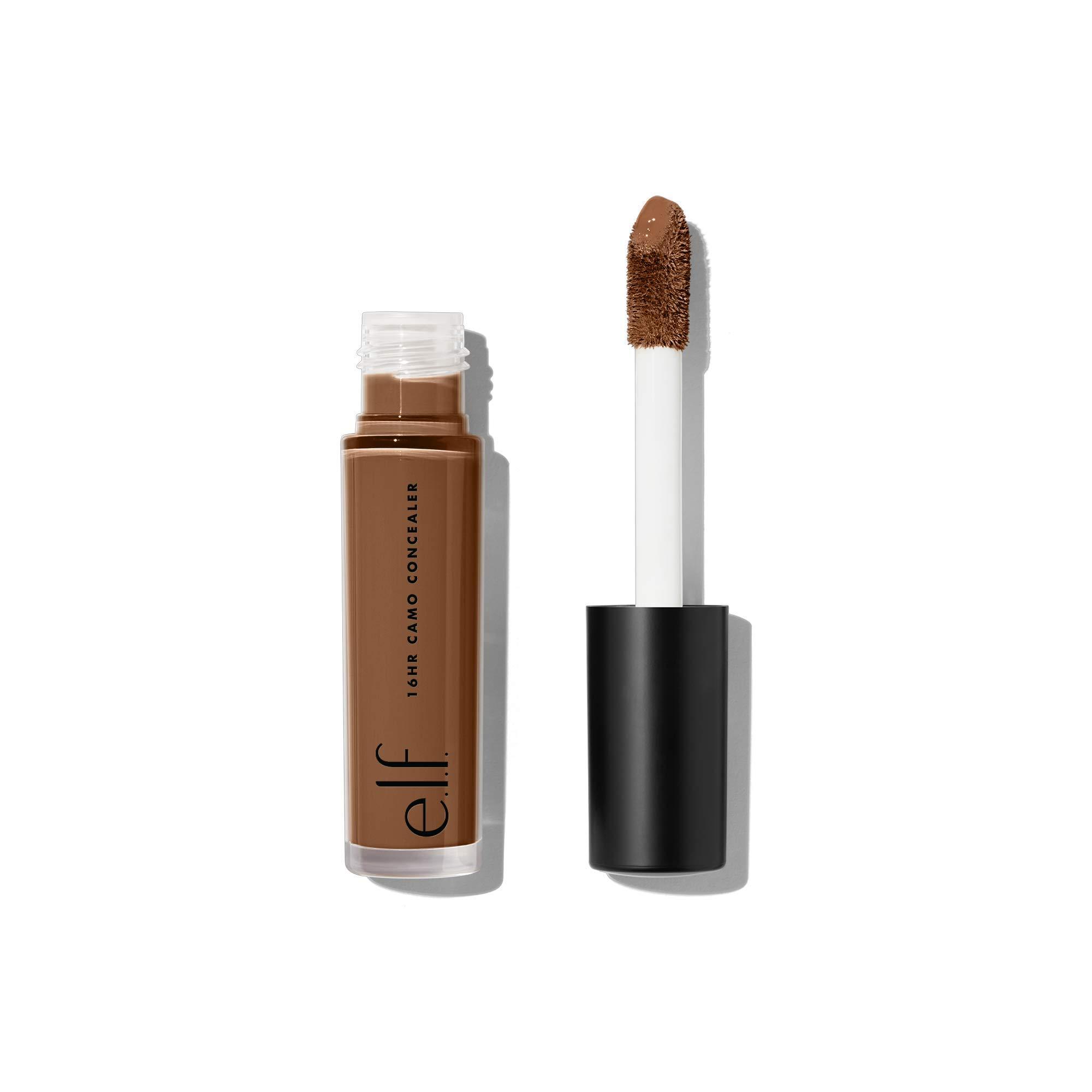 e.l.f. e.l.f. 16HR Camo Concealer, Full-Coverage, Highly-Pigmented Face Concealer With A Matte Finish, Crease-proof, Vegan & Cruelty-Free, Rich Cocoa
