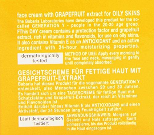 Babaria Babaria Grapefruit Face Cream for Young Oily Skin 50ml