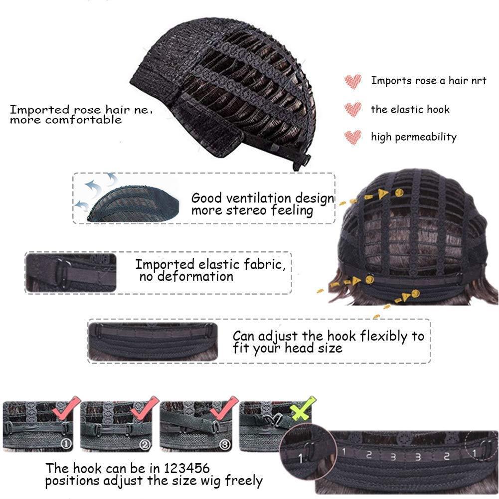 Baruisi Baruisi Long Curly Wavy Black Wigs for Men Synthetic Natural Party Halloween Cosplay Hair Wig