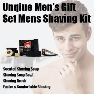 G.B.S G.B.S 8 Piece Deluxe Wood shaving Straight Razor Set Shave Ready