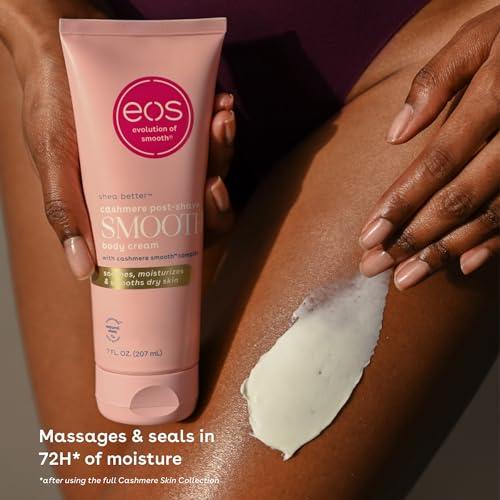 eos eos Cashmere Skin Collection Post-Shave Smooth Body Cream- Vanilla Cashmere Scented, 72-Hour Hydration, 7 fl oz