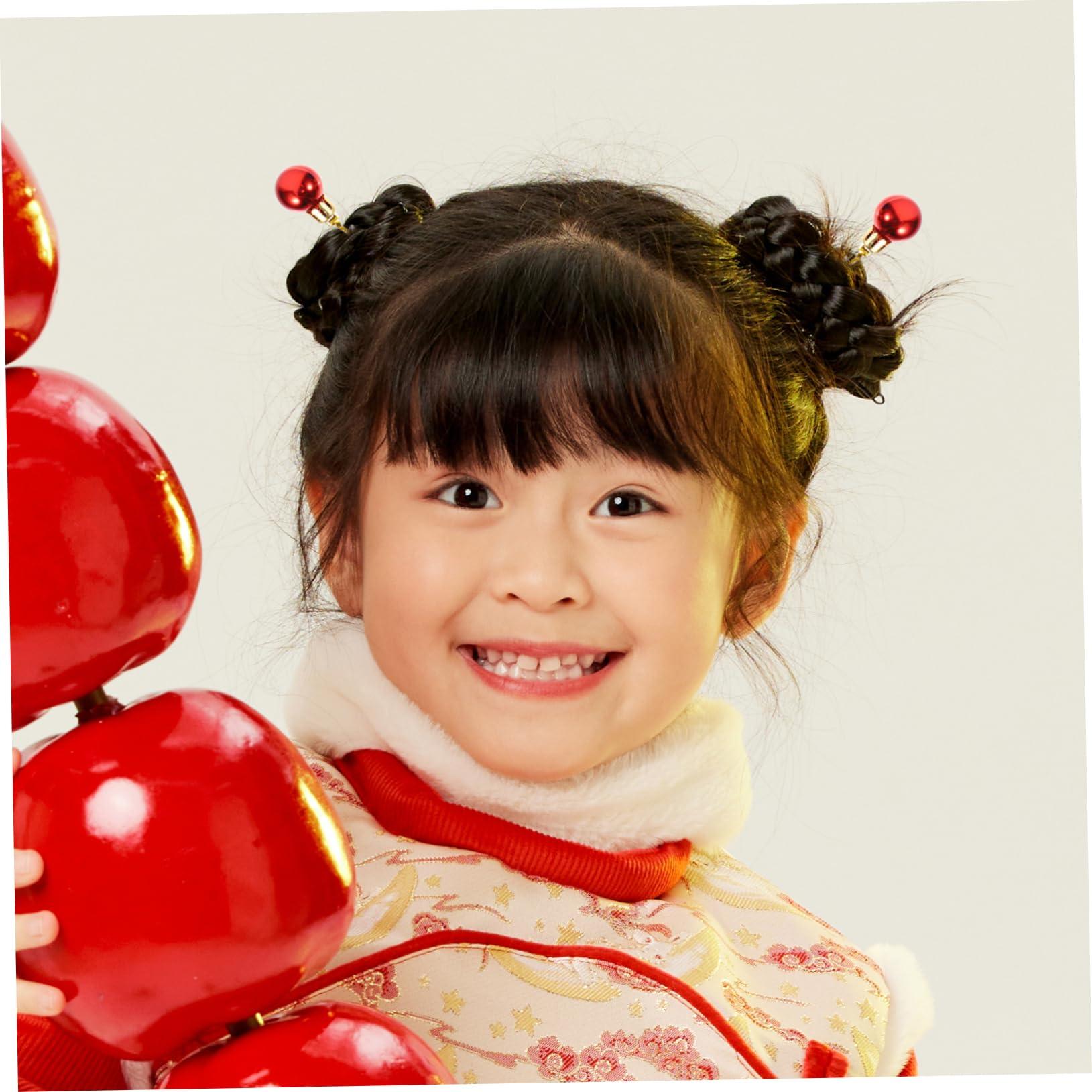 Ipetboom Ipetboom 12pcs Christmas Beard Clip Santa Claus Ornaments Adults Santa Beard Santa Claus Beard Glitter Xmas Hanging Ball Beard Bell Clip Santa Clause Ornaments Bright Light Hair Accessories