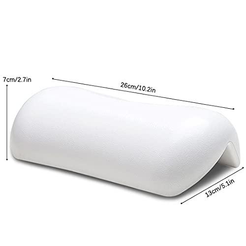 KODENG SPA Bath Pillow Non-slip Bathtub Headrest Soft Waterproof Bath Pillows with Suction Cups Easy To Clean Bathroom Accessories (1pc)