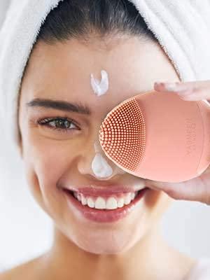 Yasmeen Skincare Co. Sonic Facial Cleansing Brush, Waterproof Electric Face Cleansing Brush Device for Deep Cleaning|Gentle Exfoliating|Massaging,Rechargeable,Yasmeen Skincare Co.