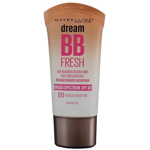 Maybelline New York Maybelline Dream Fresh BB 8-in-1 Beauty Balm Skin Perfector SPF 30, Medium 1 oz (Pack of 2)