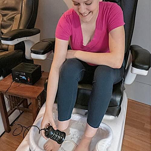 HEALTH AND MED.COM HEALTHandMED IonizeMe Maxx-Powerful 20 Volts, 2.5 Amperes Heavy Duty Ionic Foot Bath Detox Machine (Starter Package) with 5 Year Warranty and Detox Expert Phone Consultation | Made in USA
