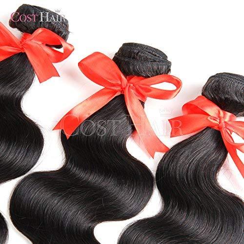Costhair [Grade 7A] 3PC Bundle/ 300g Unprocessed 100% Brazilian Virgin Human Hair Body Wave (28"+28"+30")