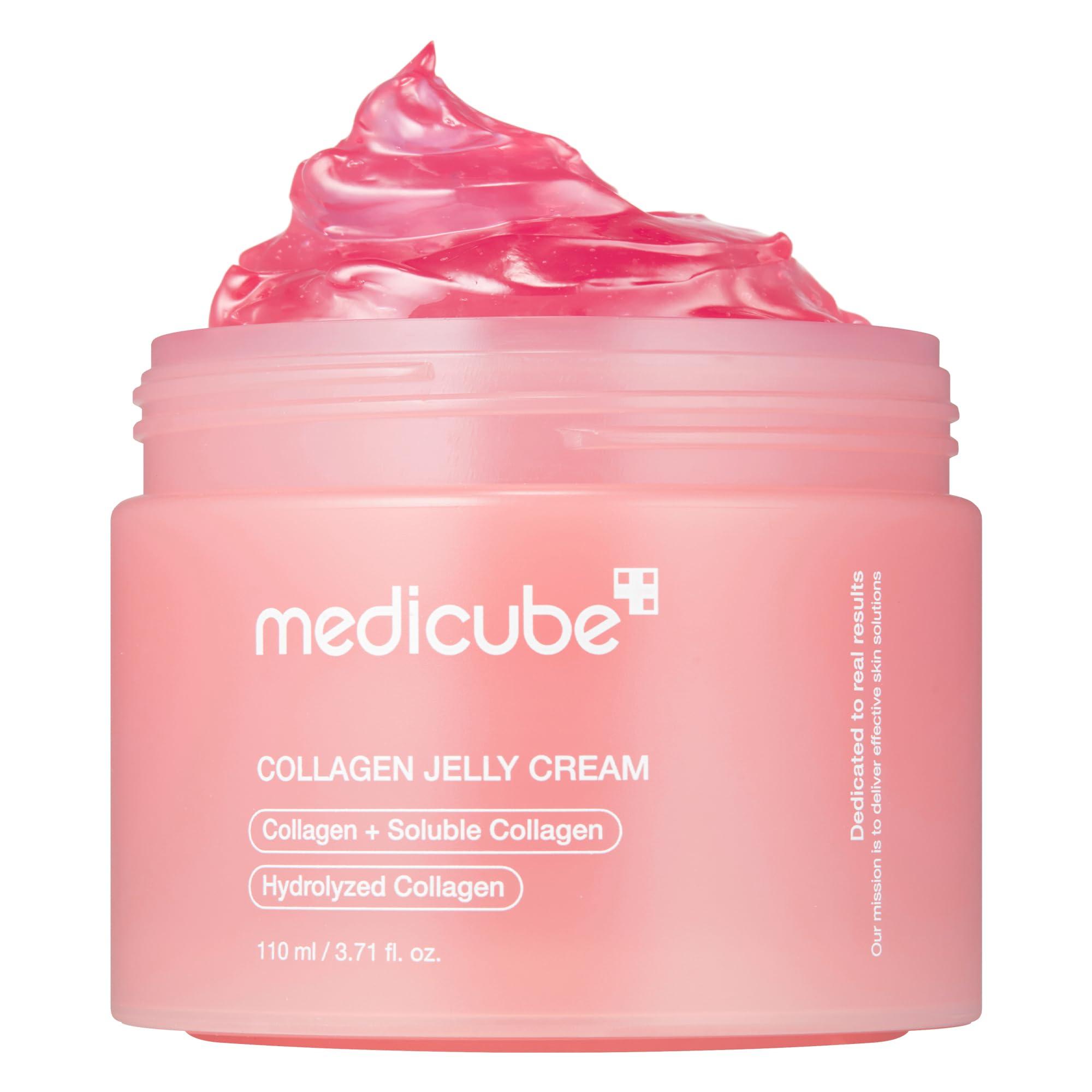 Medicube Medicube Collagen Jelly Cream- Niacinamide & Freeze-Dried Hydrolyzed Collagen - Boosts skin\'s barrier hydration and gives 24h Glow & Lifted Look - No artificial color, Korean skincare (3.71 fl.oz.)