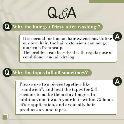 RUNATURE RUNATURE Black Ombre Tape in Hair Extensions Real Human Hair Tape in Extenions Short Natural Black to Blue Tape in Human Hair Extensions Teal Straight Glue in Hair Extensions Human Hair 12 Inch 30g