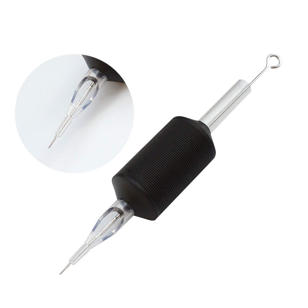 Needlehouse Needlehouse 1inch (25mm) tattoo needles tube combo 20pcs 1207RS disposable tattoo needles tube grips Round Shader (1207RS)